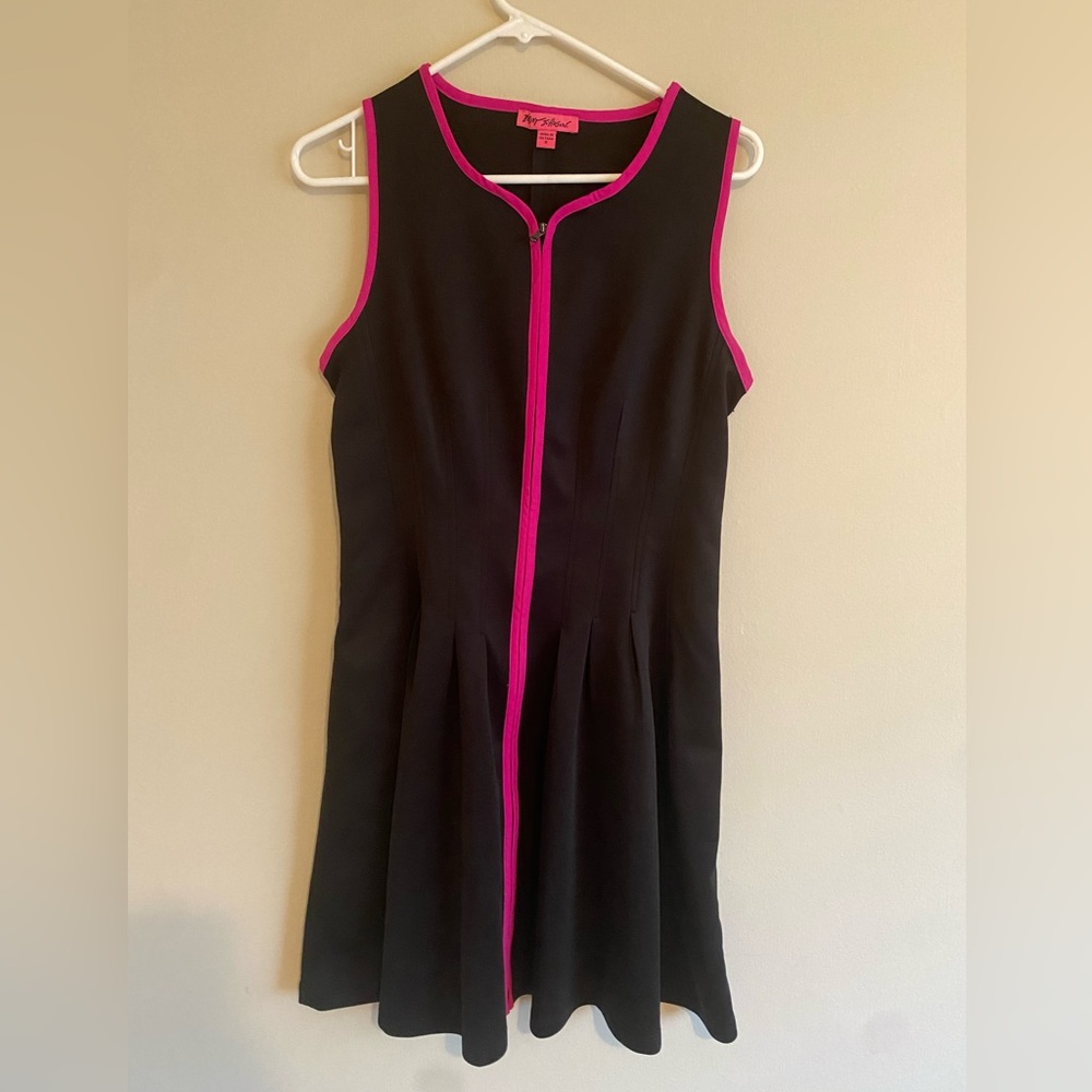 Betsey Johnson Black Scuba Dress